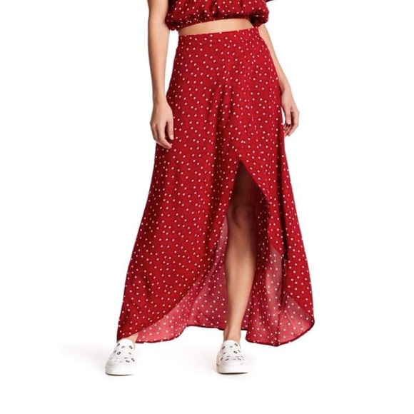 love, Fire Dresses & Skirts - Love fire faux wrap maxi skirt 🌟 3/$20 item